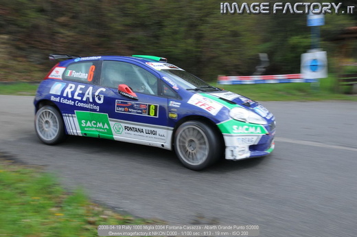 2008-04-19 Rally 1000 Miglia 0304 Fontana-Casazza - Abarth Grande Punto S2000